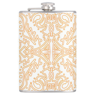 Cantil Estojo Solar Flare Gold Damask para telefone / iPa