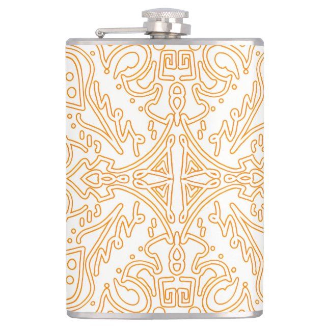Cantil Estojo Solar Flare Gold Damask para telefone / iPa (Frente)
