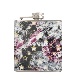 Cantil estrelas Douradas grunge abstrato na moda moderno 