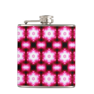 Cantil estrelas vermelhas no frasco preto