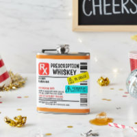 Etiqueta de Aviso Personalizado Whiskey com Prescr