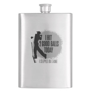 Cantil Eu Acertei 2 Balls Hoje - golfe engraçado
