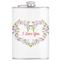 Eu amo você Flores fofas