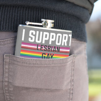 Cantil Eu apoio o painel assexual trans bissexual e Gay d