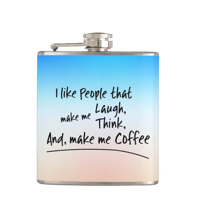 Cantil Eu gosto de Pessoas que me fazem café... (Frente)