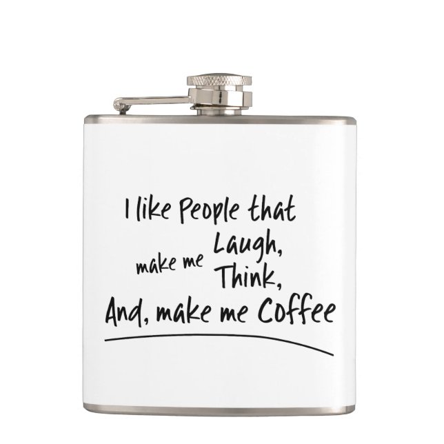 Cantil Eu gosto de Pessoas que me fazem café... (Frente)