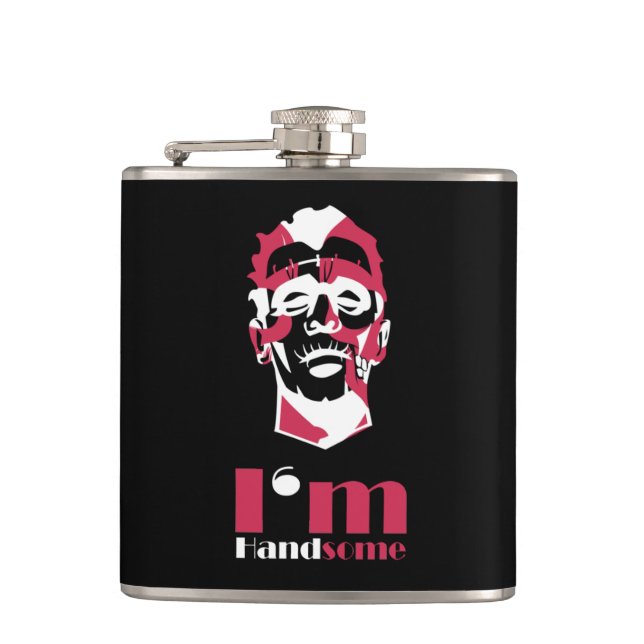 Cantil Eu sou bonito abstrato cara-cara capas de iphone-c (Frente)