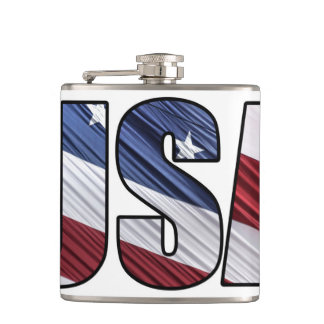 Cantil EUA em Red White e Blue American Patriotic Flag