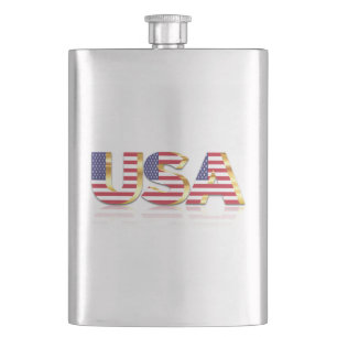 Cantil EUA - Estados Unidos da América - Bandeira - Patr
