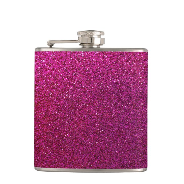 Cantil Faaux Hot Pink Glitter Background Sparkle (Frente)