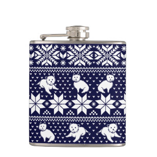 Cantil Fair Isle Westies Flask