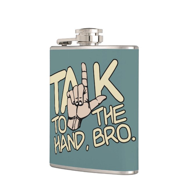 Cantil Fale Com O Frasco Personalizado Mão (Esquerda)