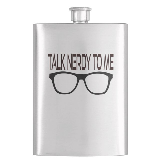 Cantil Fale Comigo Com Óculos de Geek Pretos (Frente)