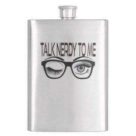 Cantil Fale Comigo Com Os Óculos De Geek Piscando Roxo