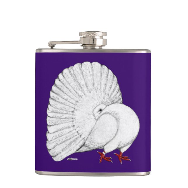 Cantil Fantail Pigeon White (Frente)