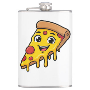 Cantil Fatia de Pizza Feliz e Divertida com Queijo Elásti