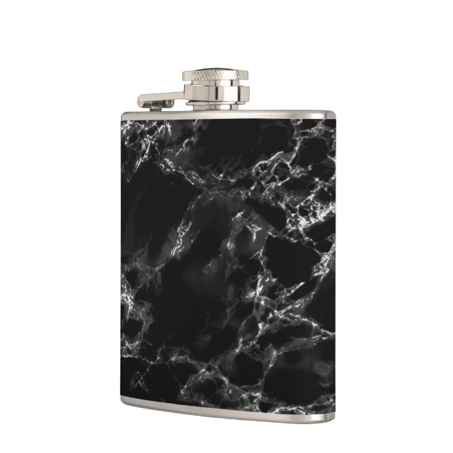 Cantil Faux Black Marble Flask (Esquerda)