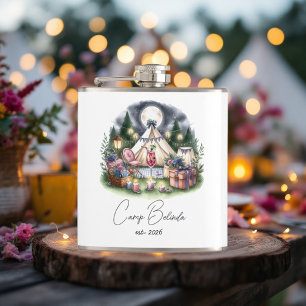 Cantil Favor de festa personalizado para noiva de acampam