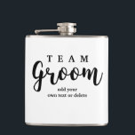 Cantil Favores modernos do casamento do noivo da equipe<br><div class="desc">TEAM favores do noivo para seus padrinhos de casamento e festa de casamento. Personalize adicionando um nome, uma data, um lugar, etc. Pode igualmente mudar do "ao pelotão noivo", do "ao grupo" etc. noivo perfeito para obter sua "equipe" excitada sobre sua celebração grande do casamento - igualmente faz um grande...</div>
