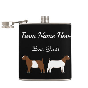 Cantil Fazenda de cabra personalizada preta