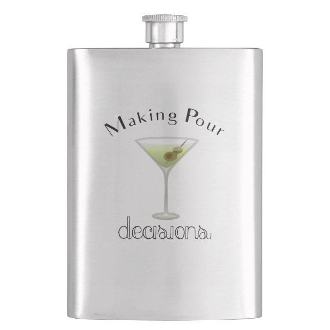 Cantil Fazer Pour Decisões com Martini Glass (Frente)