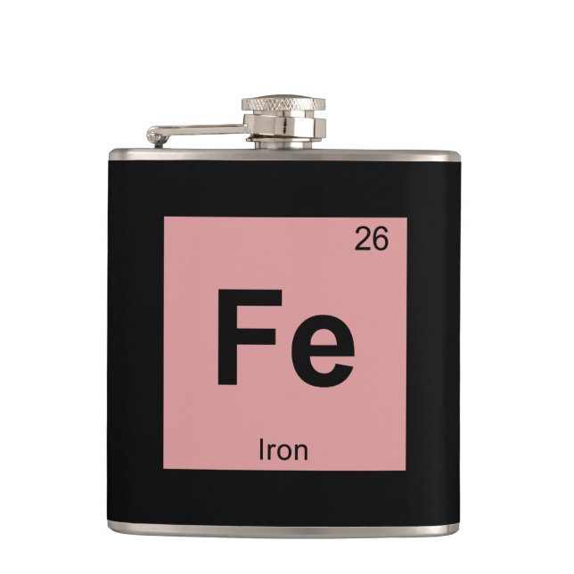 Cantil Fe - Química do Ferro Símbolo da Tabela Periódica  (Frente)