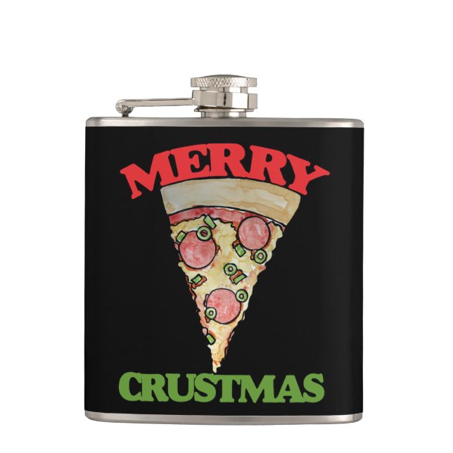 Cantil Feliz Crustmas pizza de Natal (Frente)