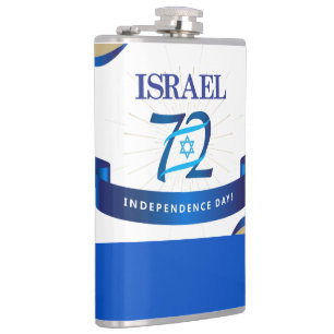 Cantil Feliz Dia da Independência de Israel Estrela Azul