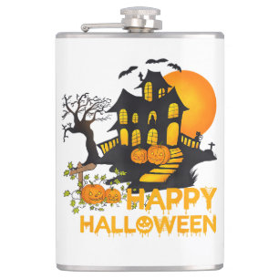 Cantil Feliz Halloween Abóbora Assustadora Casa Assombrad