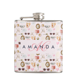 Cantil Feminina Rosa Coqueteira Coquette Personalizada