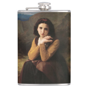 Cantil Femme Mignonne de Jovem Mulher por Bouguereau