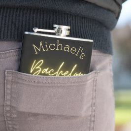 Cantil Festa de Despedida de Solteiro Preta e Dourada Min