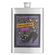 Festa de Halloween e Gato Preto