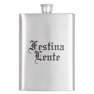 Cantil Festina Lente - Torne a Coloração lenta - Frases L