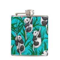 Filhotes de Panda em turquesa