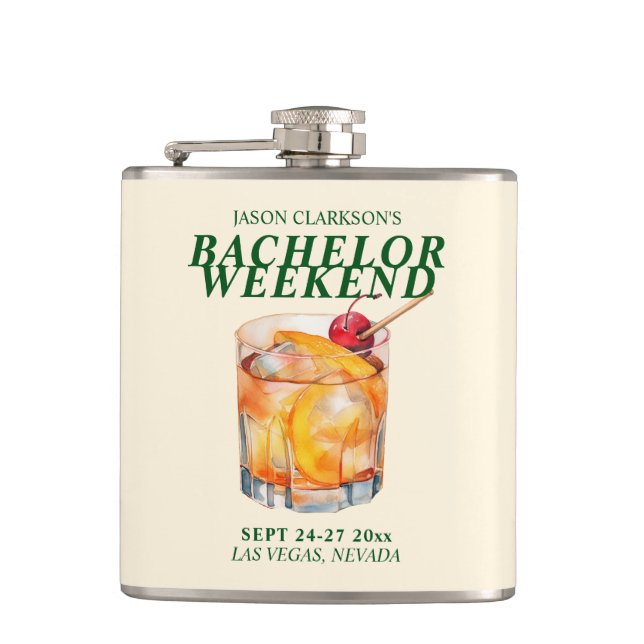 Cantil Fim de Semana de Solteirão com Coquetel Old Fashio (Frente)