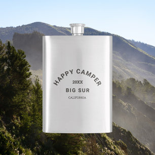 Cantil Fim de semana dos acampamentos Felizes de Vintage