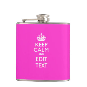 Cantil Fique Calmo E Seu Texto Rosa