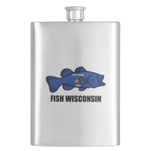Cantil Fish Wisconsin Flag