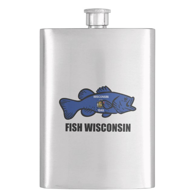 Cantil Fish Wisconsin Flag (Frente)