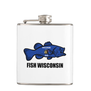 Cantil Fish Wisconsin Flag