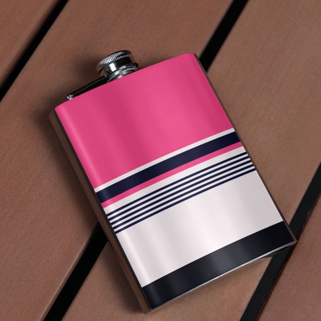 Cantil Fitas Uniformes Rosa (flask)