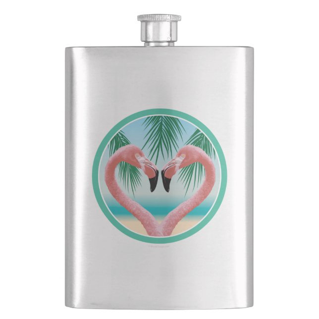 Cantil Flamingo Love (Namorados Tropical) (Frente)