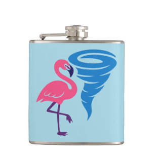 Cantil Flamingo Tornado Bold Modern Graphic Art