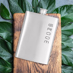 Cantil Flarete de Festa de casamento Personalizável do Gr<br><div class="desc">Personalize o texto para o que você precisar. Excelente para presentes de festa de casamento,  para madrinha de casamento,  melhor homem,  madrinhas e padrinhos de casamento também.</div>