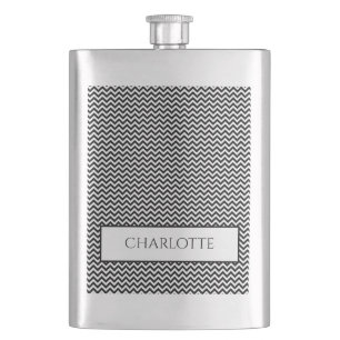 Cantil Flarete Personalizado Chevron Simples Negro