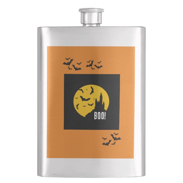 Cantil Fláscara Clássica Personalizada do Halloween do Ca (Frente)