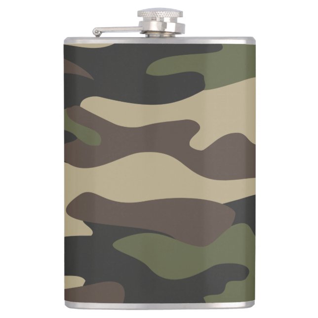 Cantil Fláscara de Camouflage do Exército (Frente)