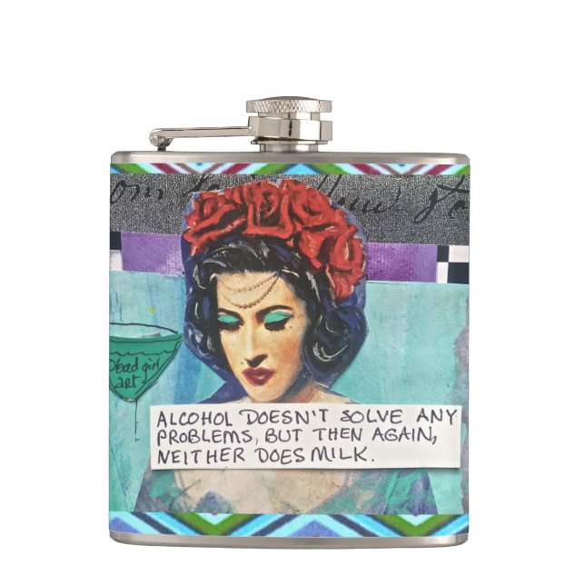 CANTIL FLASK-ALCOHOL NÃO RESOLVE NENHUNS PROBLEMAS (Frente)