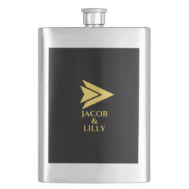 Cantil Flask Clássico de Aço Isolado Personalizado |Zazzl